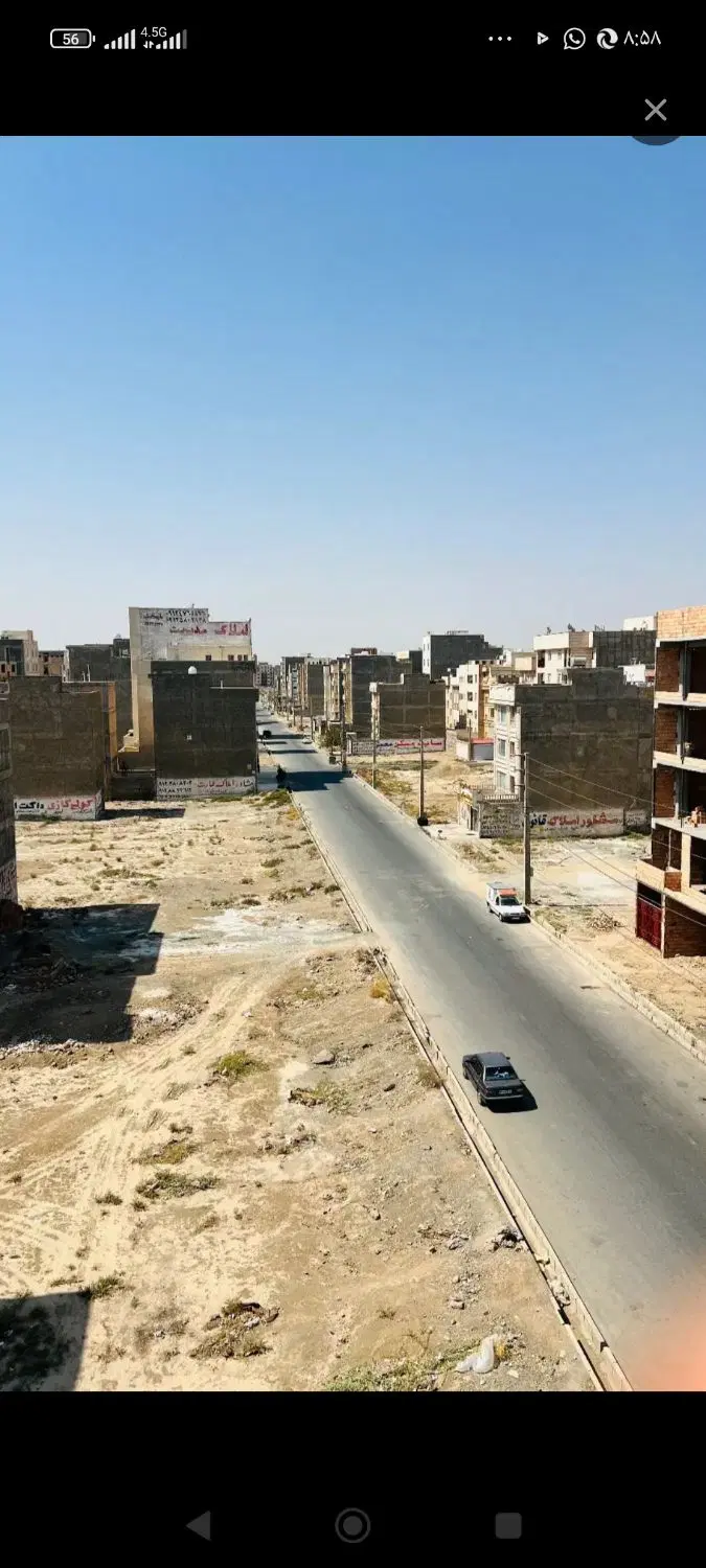 304متر زمین تجمیع 50متر تجاری