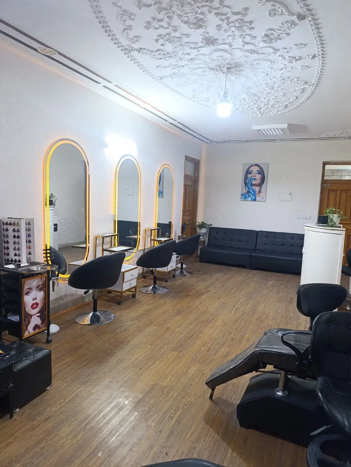 اجاره تخت مژه.صندلی آرایش دائم و رنگ و کراتین