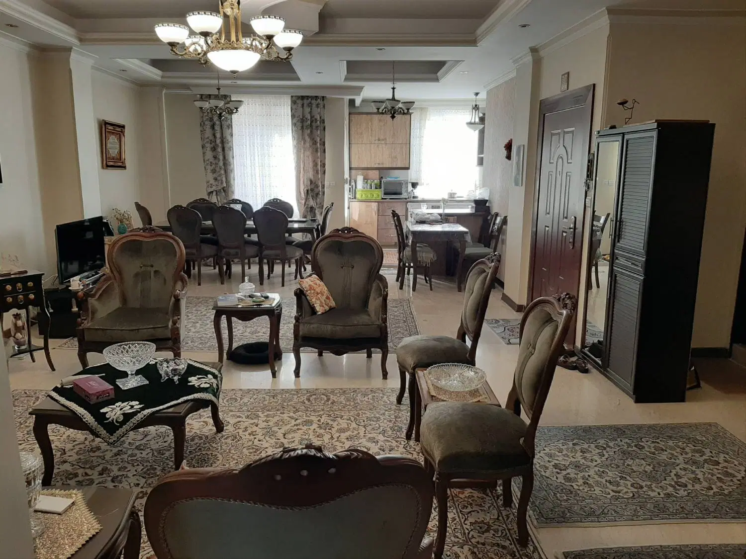 اپارتمان ۱۱۲متر _۳خواب_جنت اباد_فوری