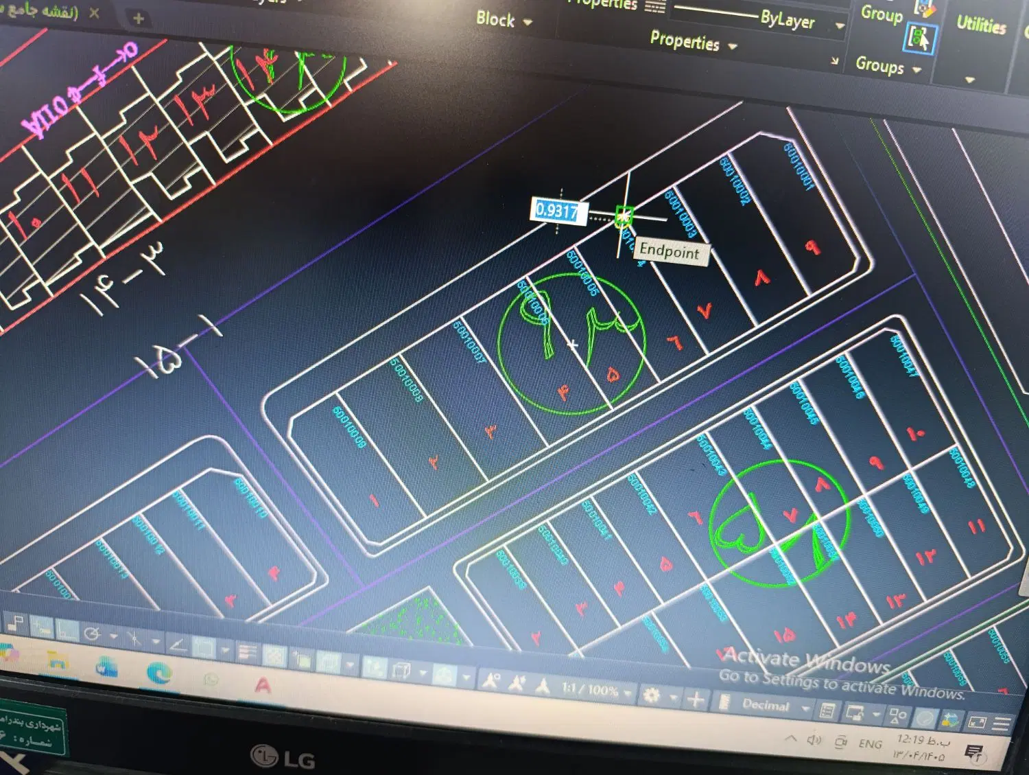 زمین بر اتوبان بی یک شهرک صباغان