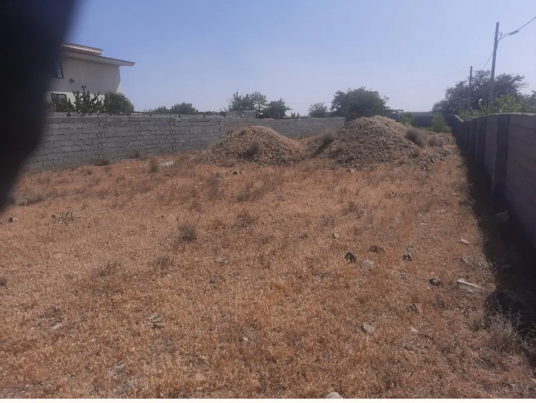 فروش زمین چهاردیواری روستای باغشاهی. داخل طرح
