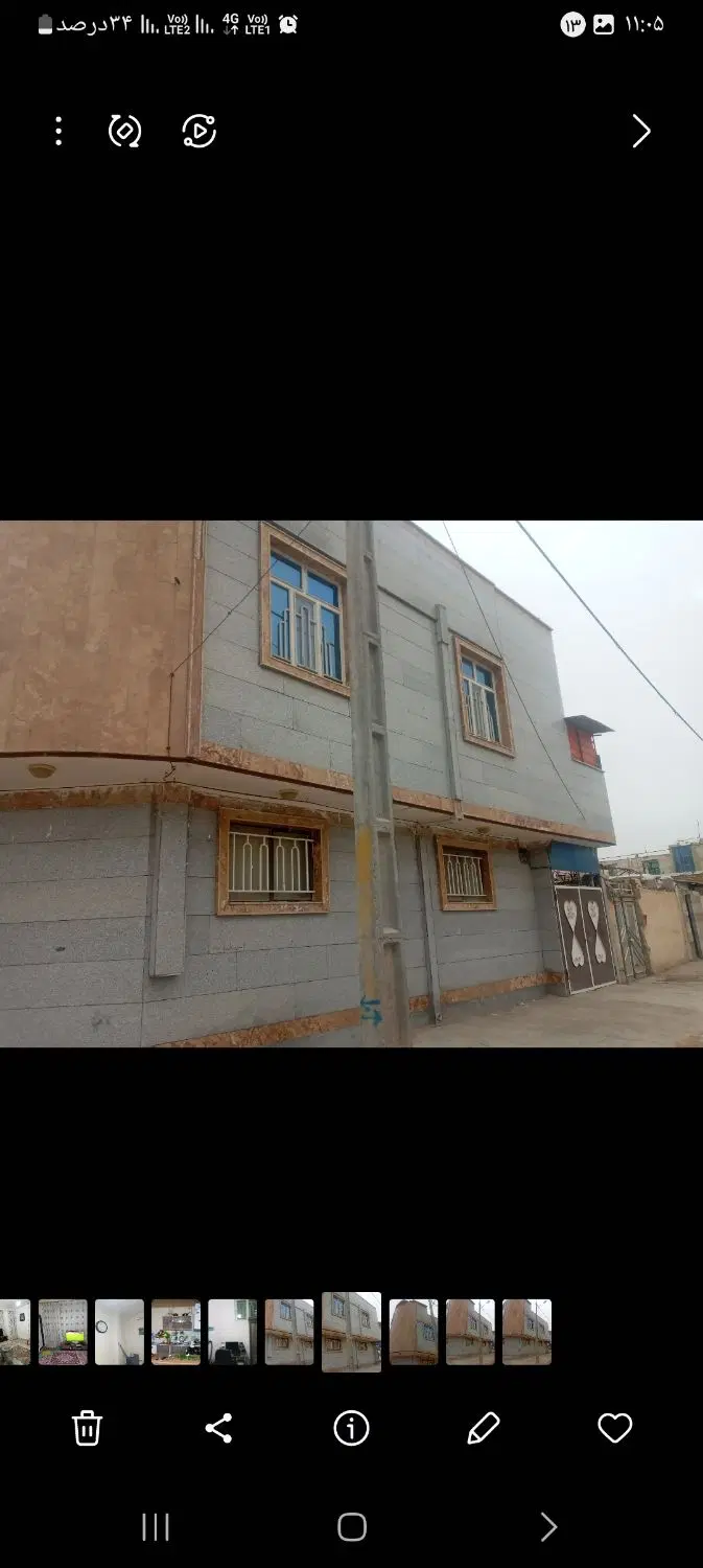 خانه ویلایی دوطبقه تمام سنگ در قوچان