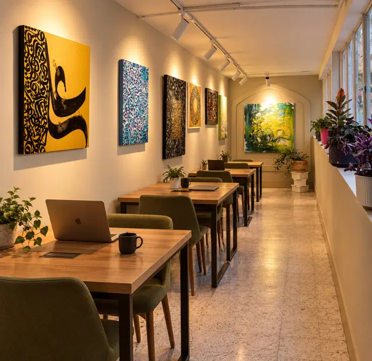 اجاره فضا برای آرت شاپ، شوروم یا محصولات فرهنگی