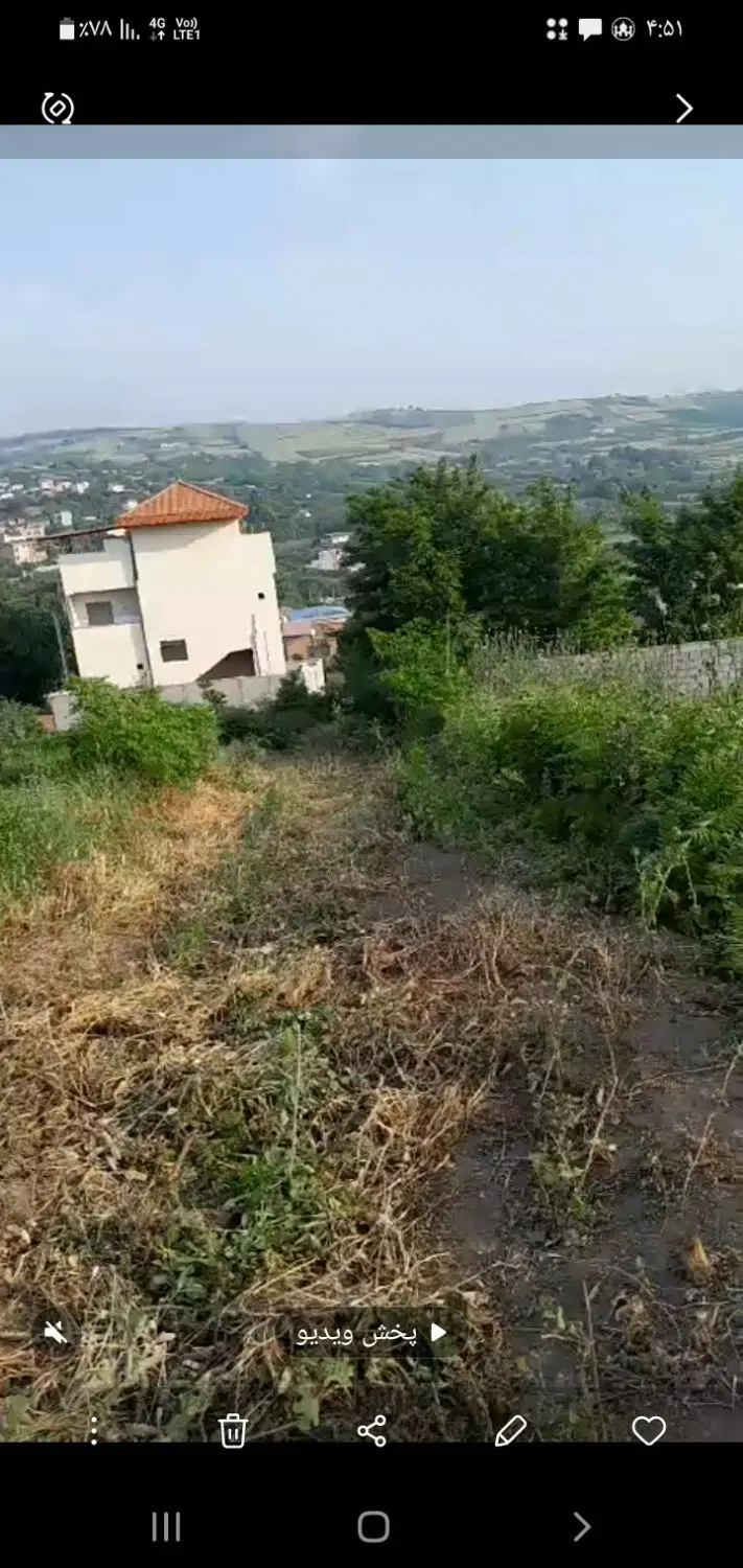 زمین ۷۵۰ متری در ساری
