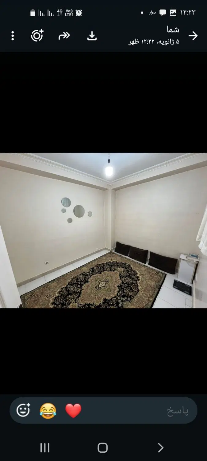 اپارتمان دوخوابه تک واحدی ۷۸ متر