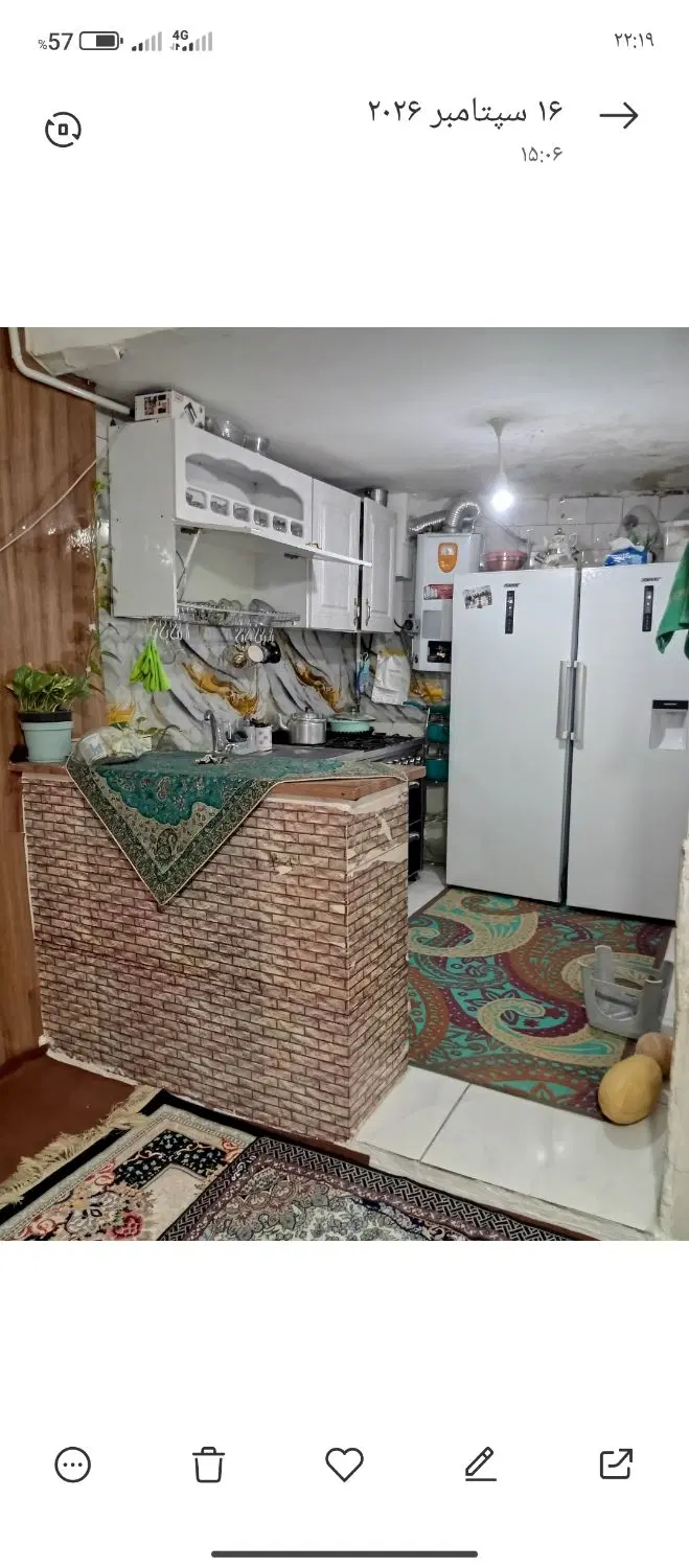 خانه 100متر همکف راه جدا رسالت 115