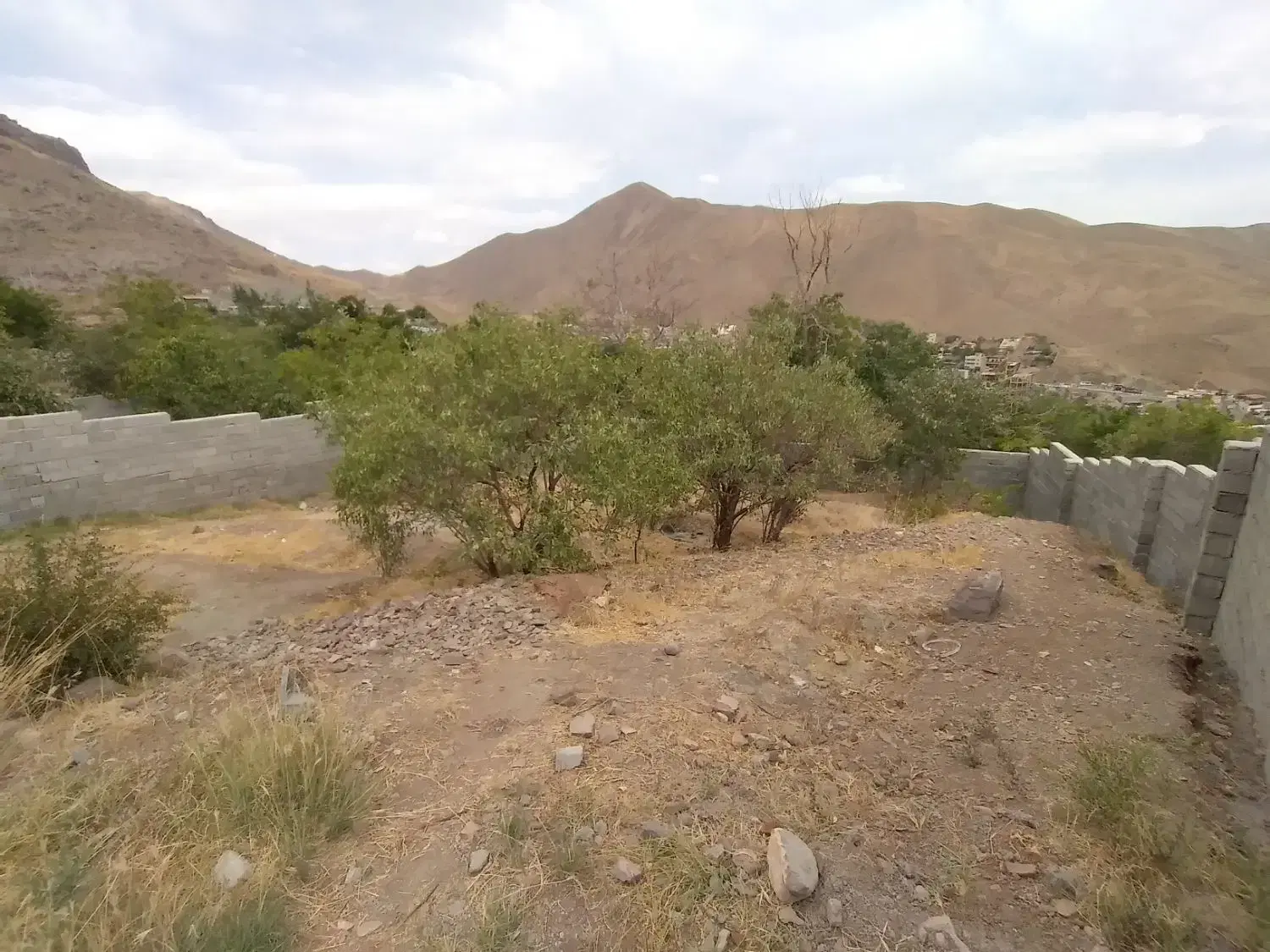 ۳۹۰متر باغچه سنددار تکبرگ ۴دیواری