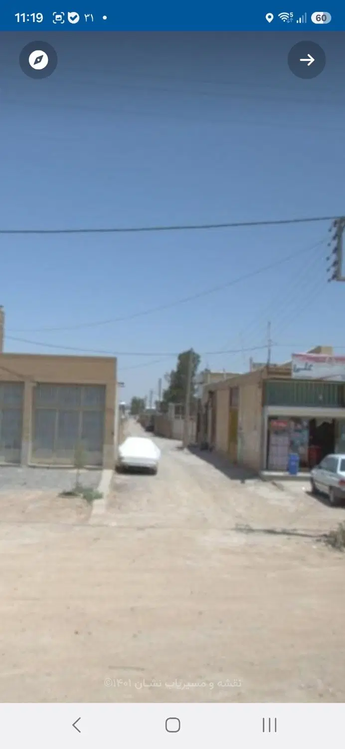 زمین چهار دیواری قلعه شور