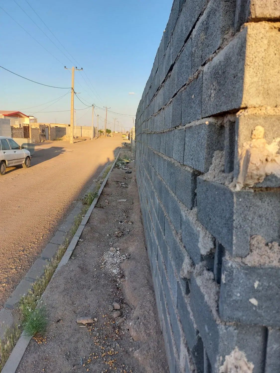 چهاردیواری روستای باغشیخ بافت جدید