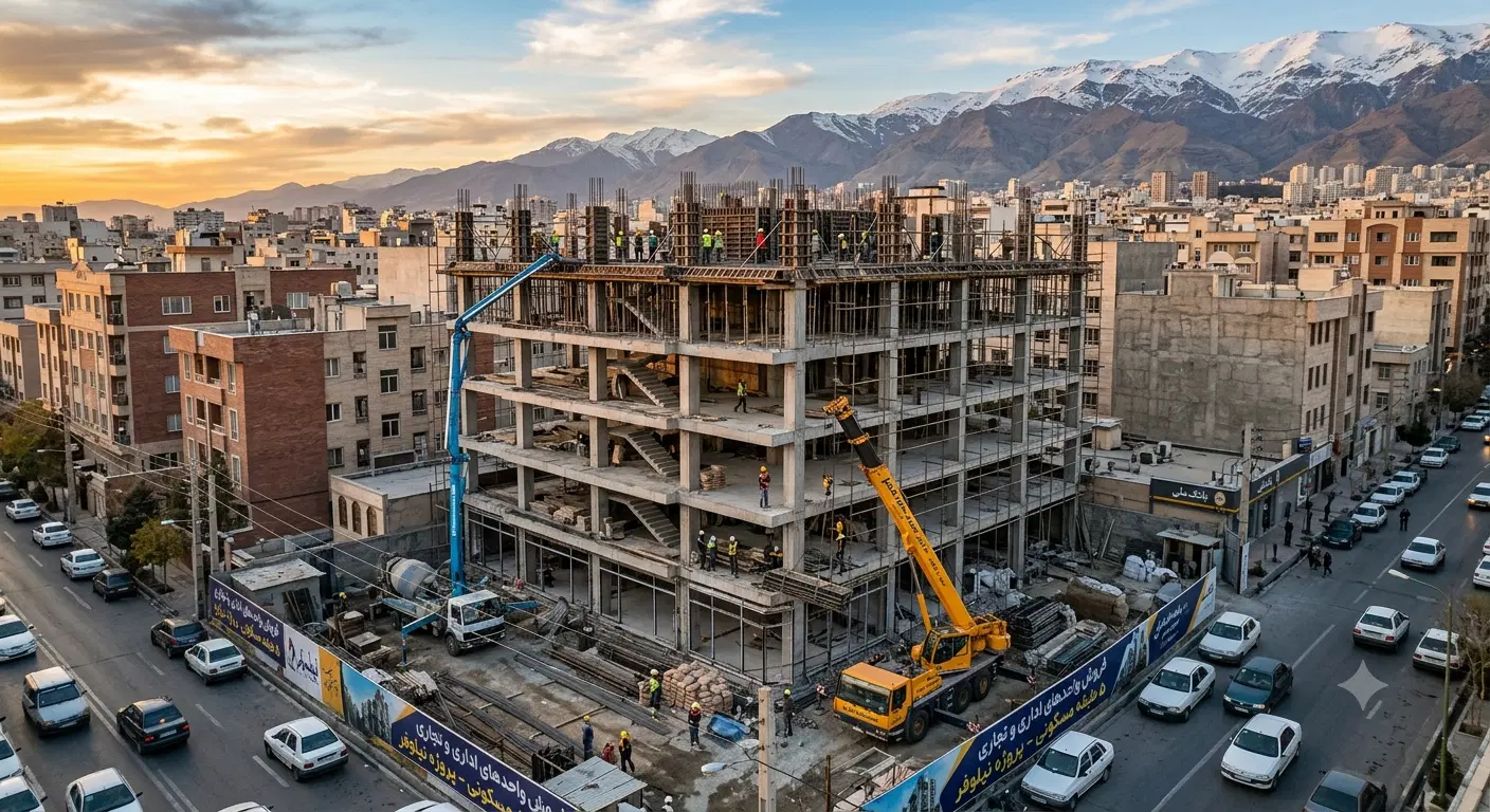 پیش فروش استثنایی ۱۱۰ متری بر اصلی احتشامیه