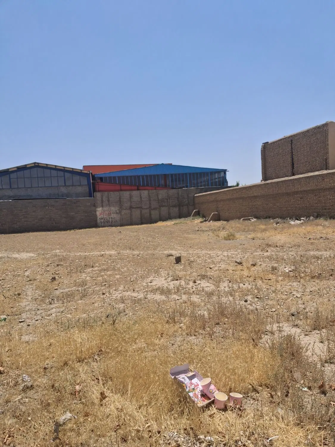 قطعه زمین 500 متری کارگاهی