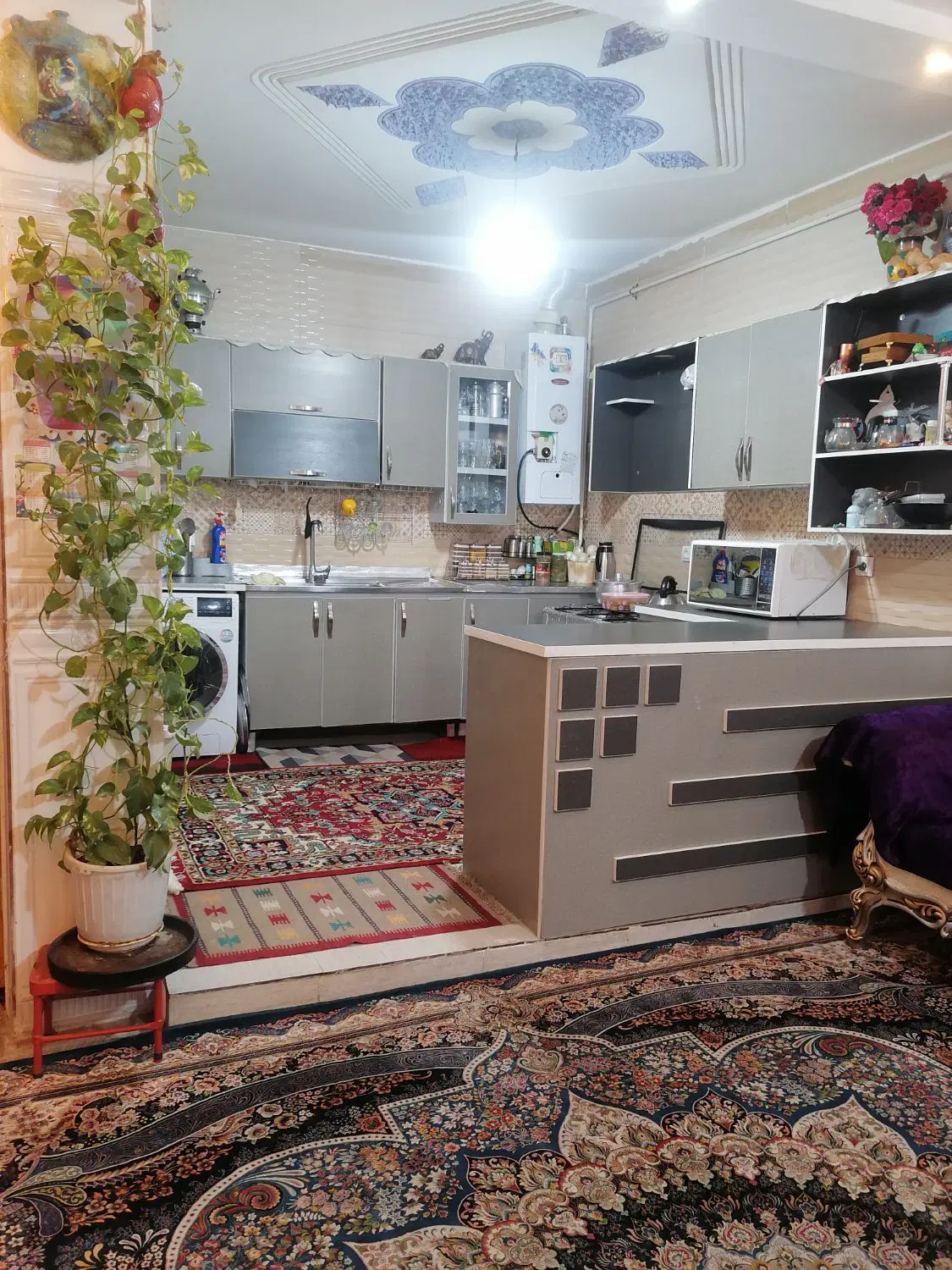 ویلایی دربه حیاط ماشین رو خیابان اصلی با مغازه