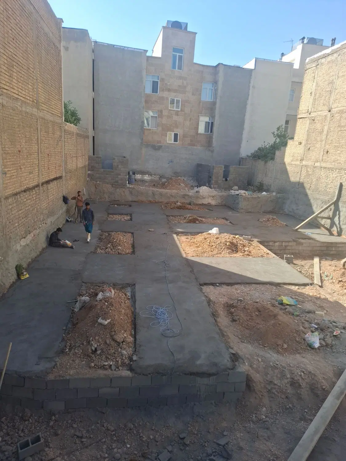 اسکلت بتنی 4سقف