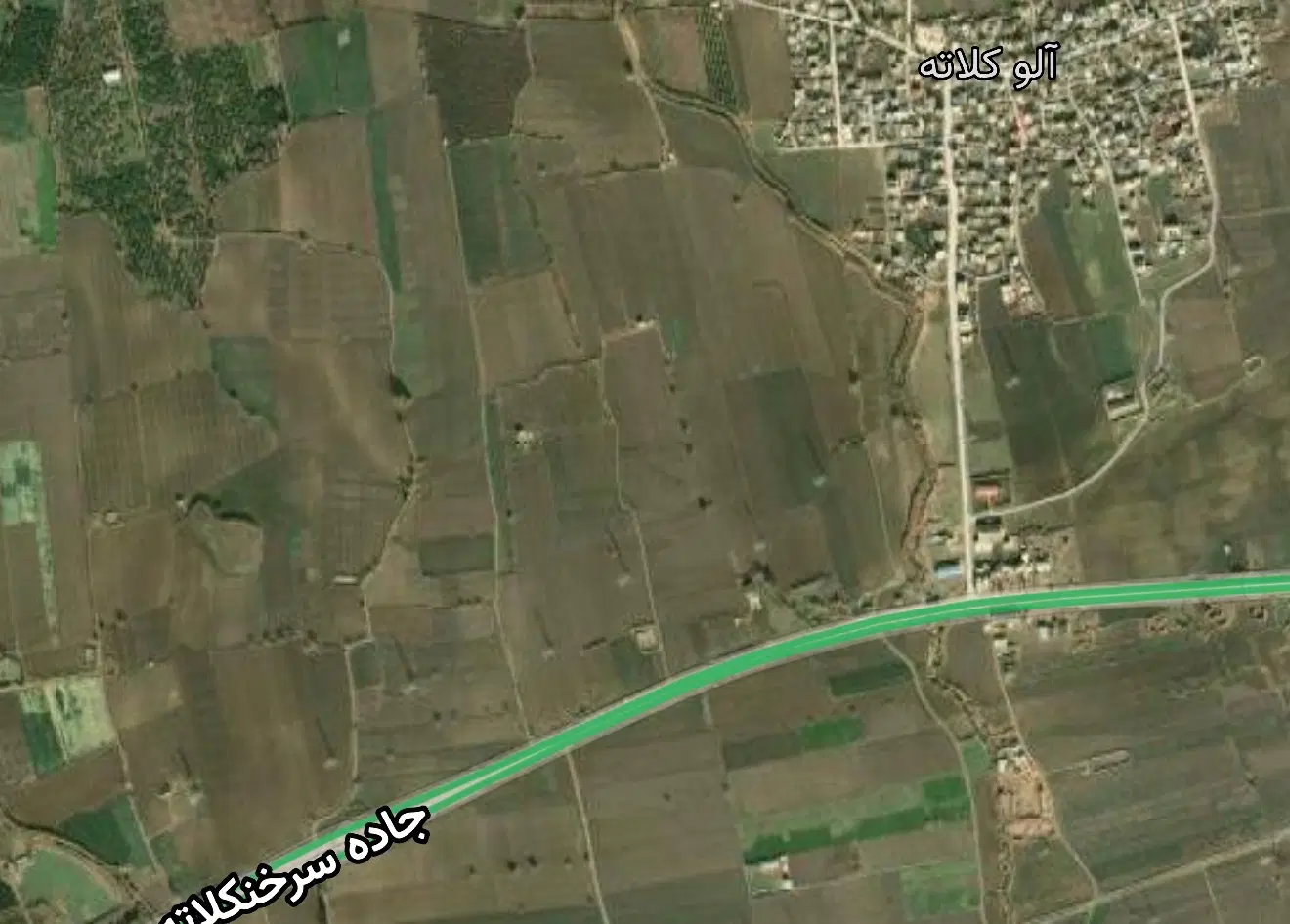 زمین باغی برجاده سند دار