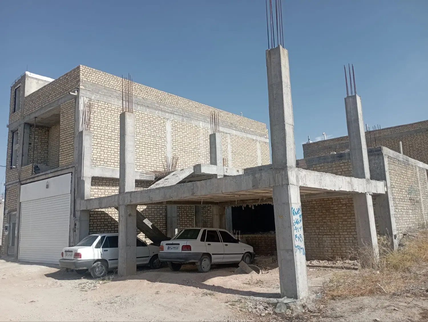 فروش اسکلت با متراژ 140متر مجوز دو طبق