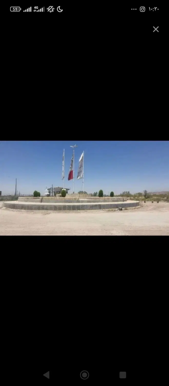 زمین دهکده گلها هفت باغ 12قصب