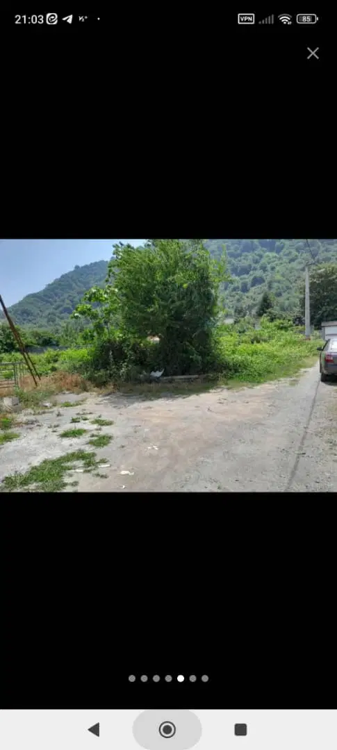 زمین ۱۵۰ متری سمت کوه لیالستان