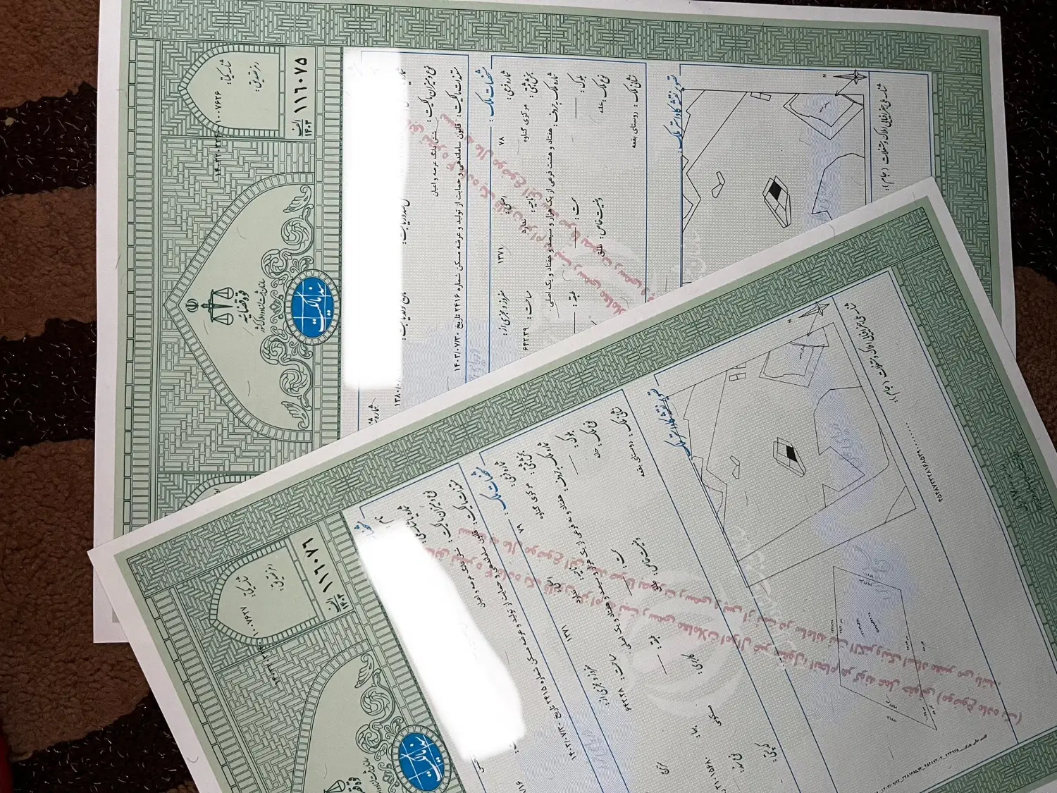 زمین باغی کاربری مسکونی