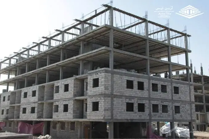 اسکلت بتنی اطراف دفاری