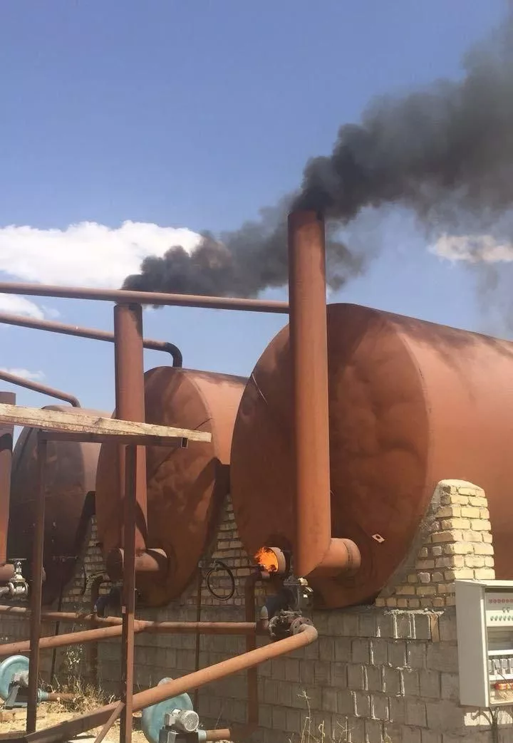 کارخانه تغلیظ قیر در شهرک صنعتی