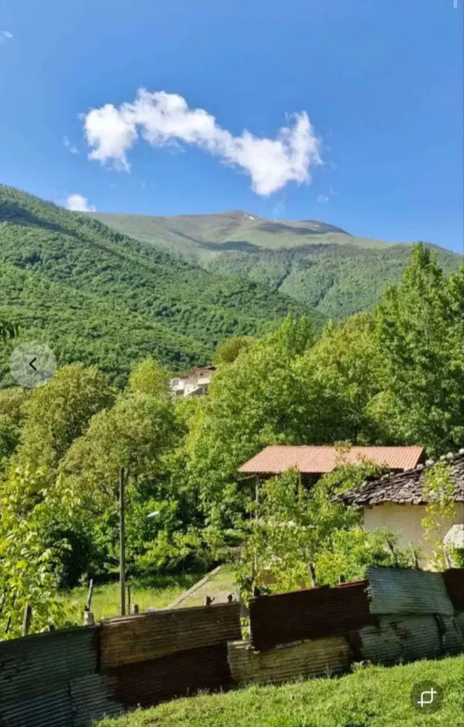 ویلا روستایی منطقه سرسبز و بکر