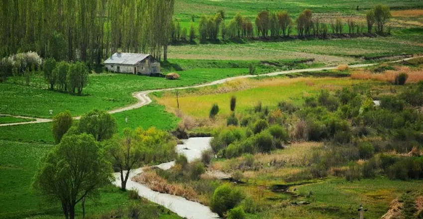 زمین زراعی ۴۰۰۰متری فروشی