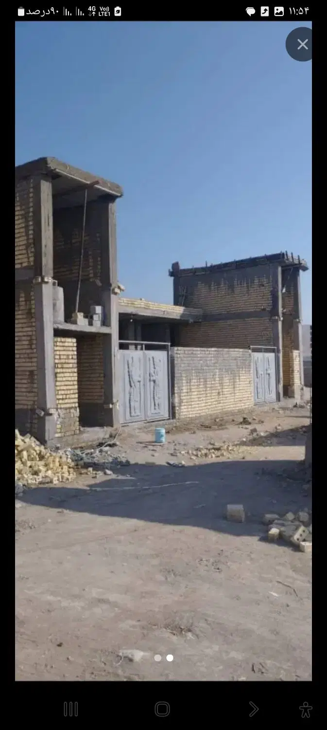 فروش اسکلت 128 متری و زمین واقع در شاپورجان