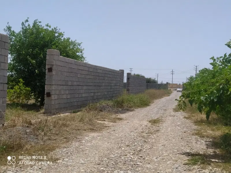 زمین باغچه ۱۱۴۰متری نزدیک جاده اصلی انتهای دزبار