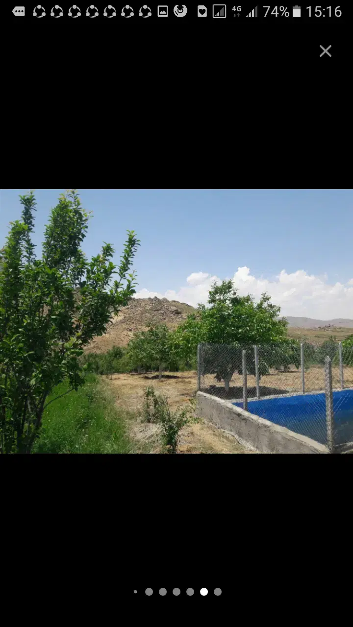 باغ گردو واقع در همدان روستای توریستی وسرسبز وهنان
