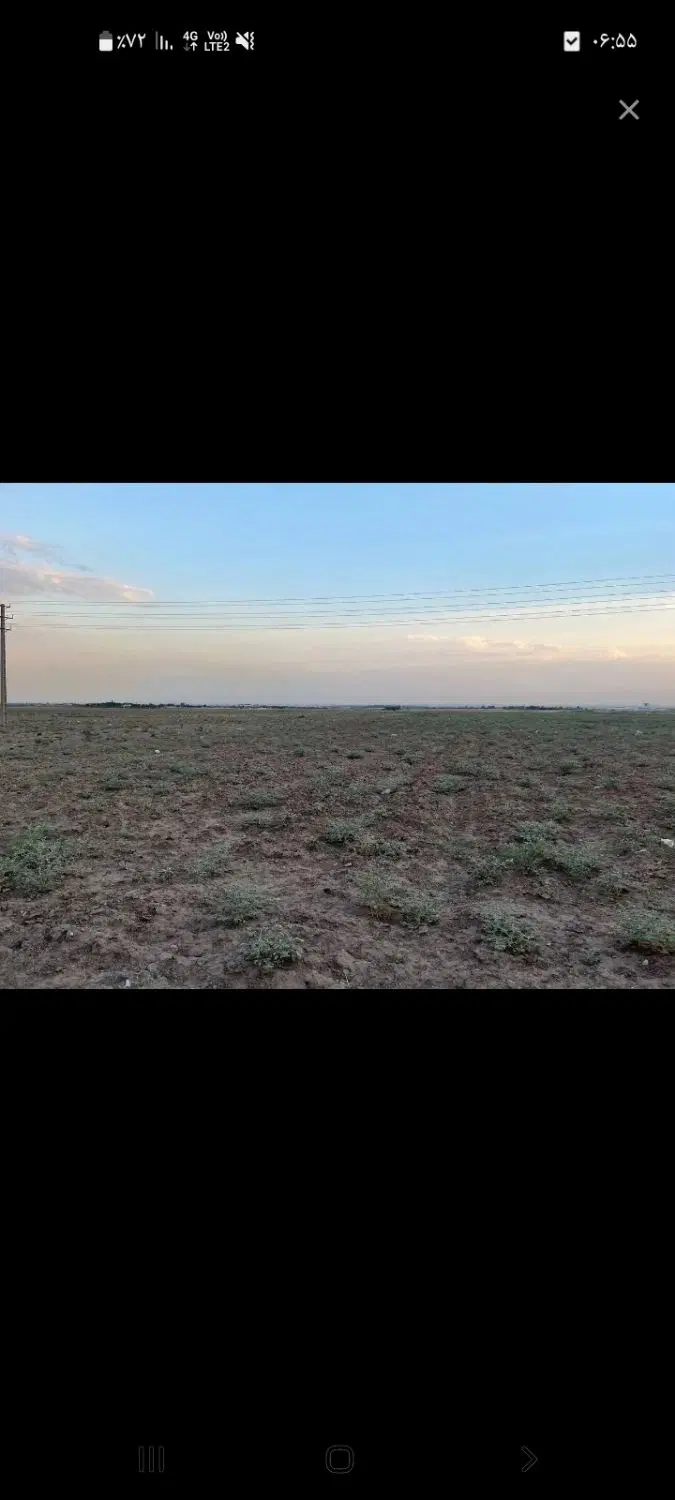 زمین بالای اتوبان  پشت شهرک عظیمیه  شهرک قطیریه