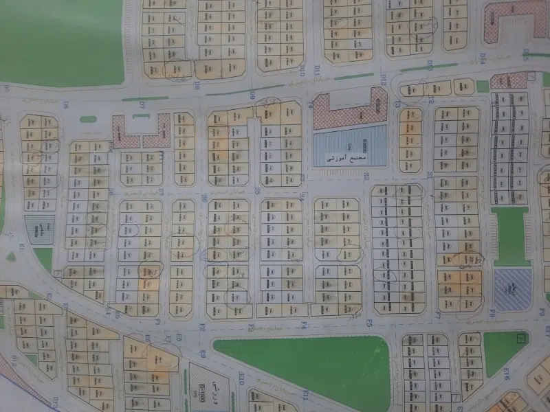 زمین پلاک کامل  رینگ وسط  چمران