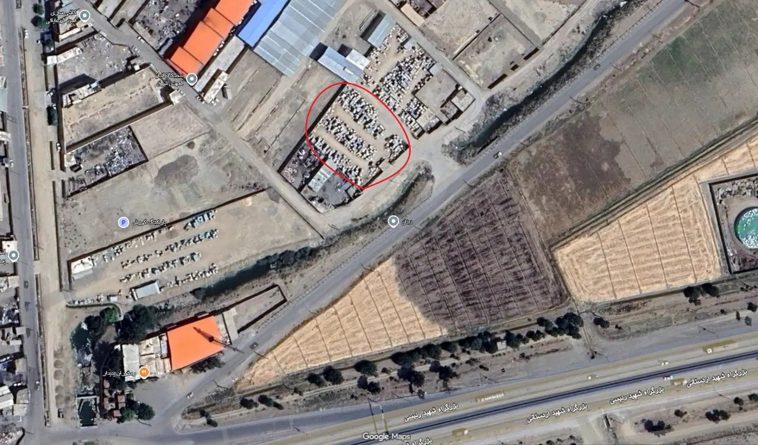 1.800 متر زمین دیوارکشی شده