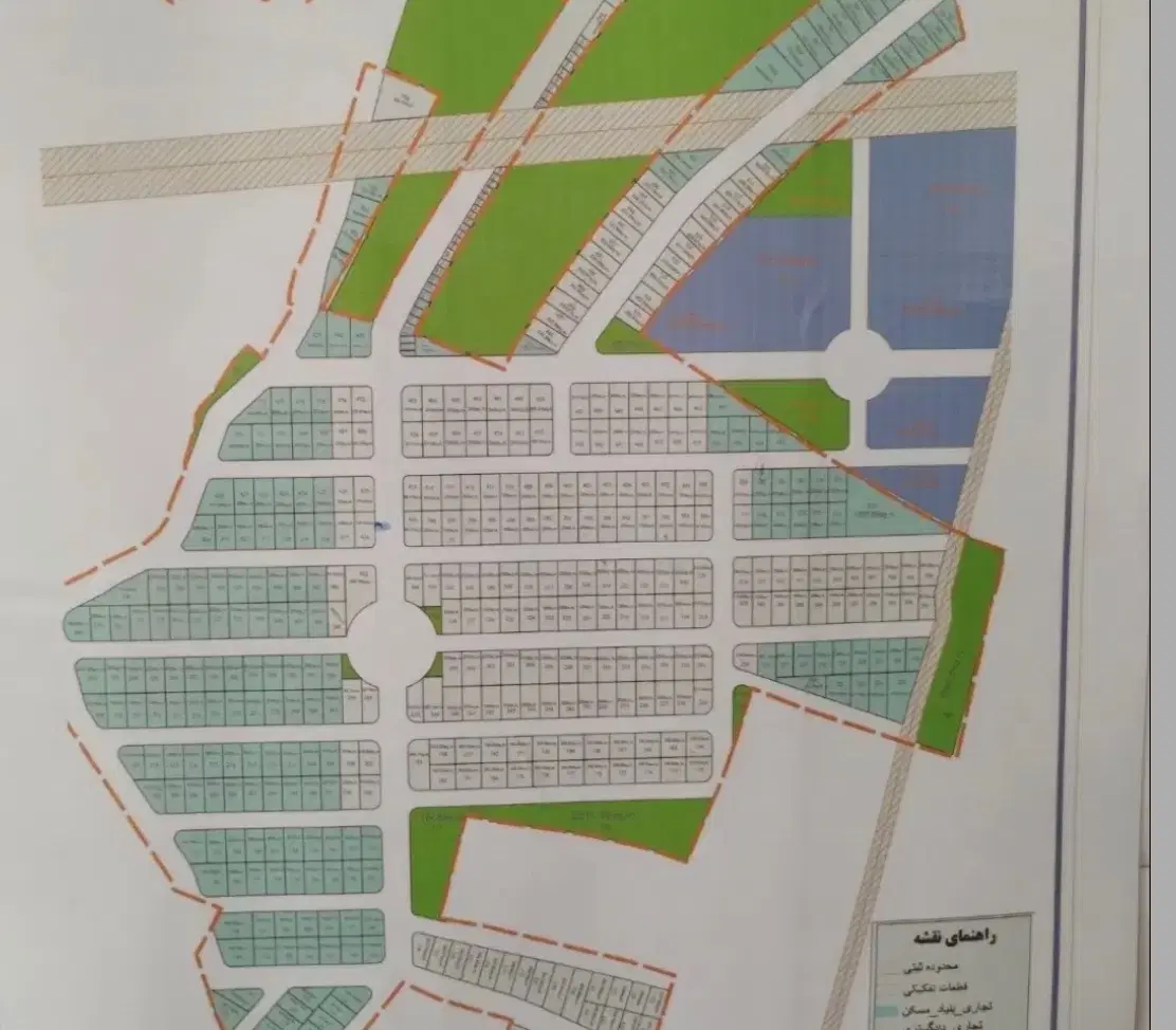 زمین ۲۲۰ متری شهرک آسمان بام اردبیل