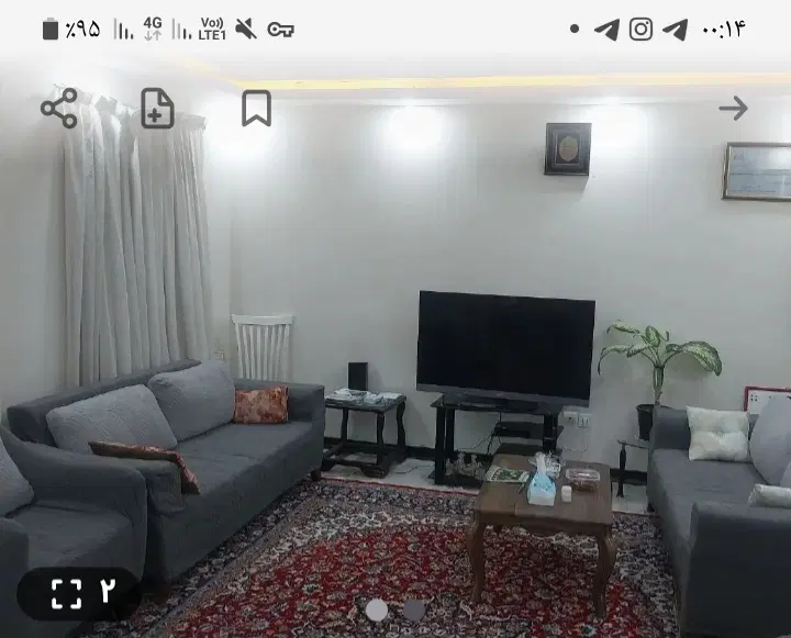 آپارتمان سه طبقه  دو واحد