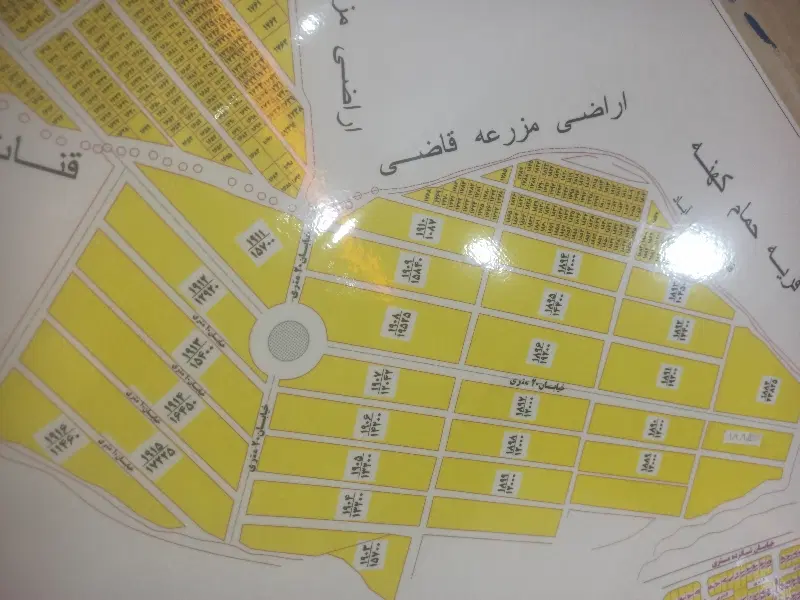 زمین ۲۰۰ سهمی بر اصلی فاز یک کلنگان تکبرگی فو.ری