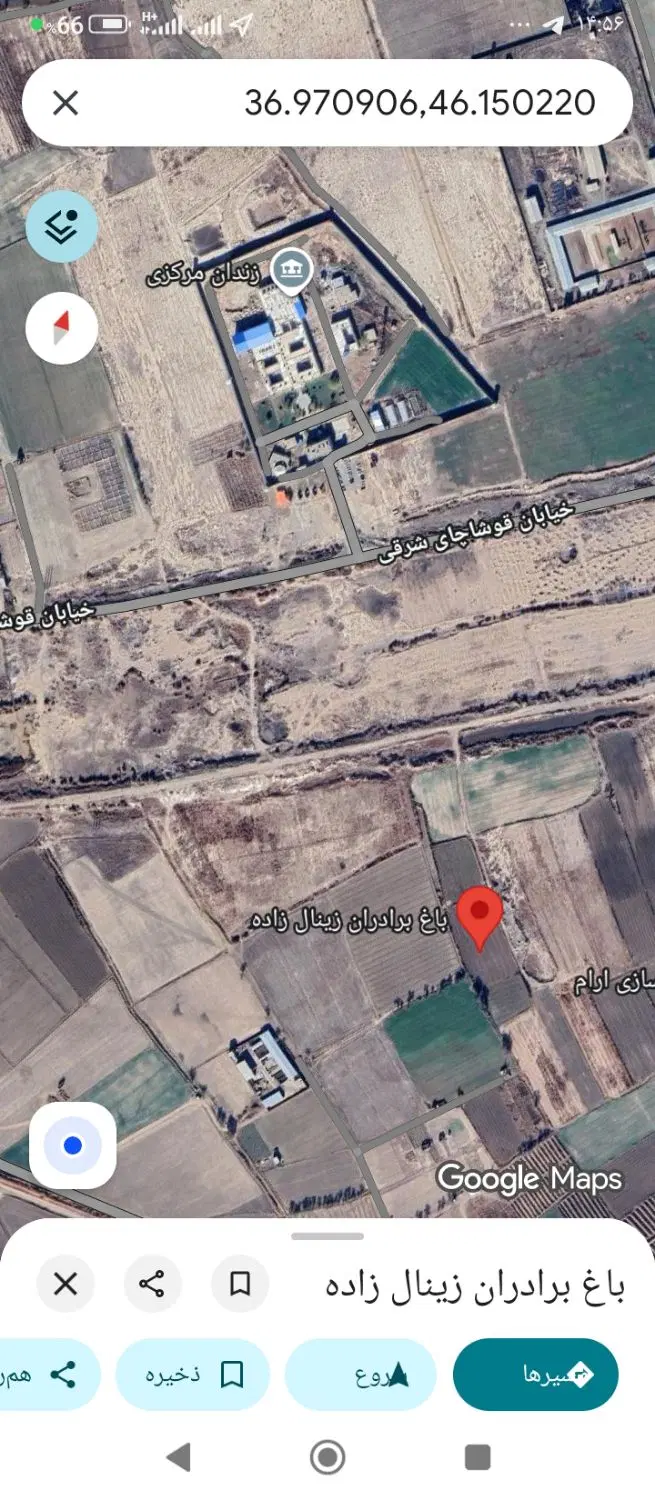 زمین خانه باغ