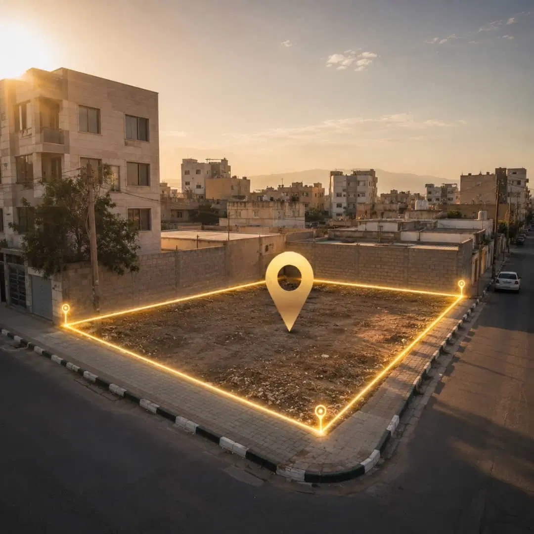 فروش زمین بر خیابان اصلی پلیس راه