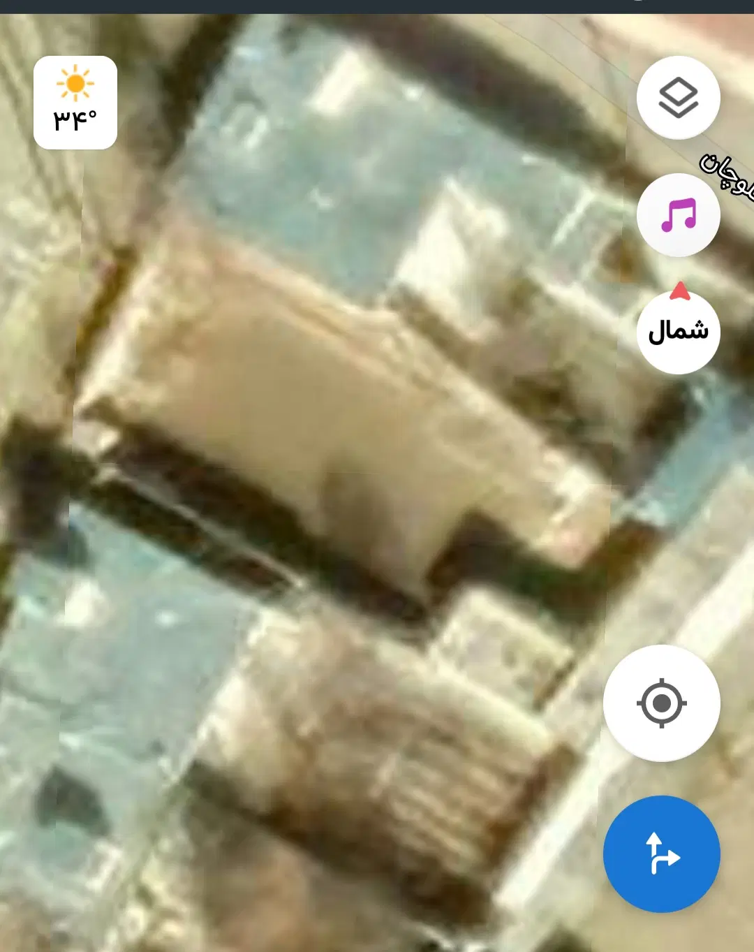 ۵۳۰ متر زمین چهار دیواری  کلوچان