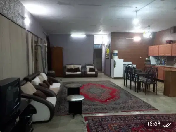 باغ ویلا دارای۱۵۰۰مترزمین ۲۱۰متربنا ۲خواب ۲سرویس
