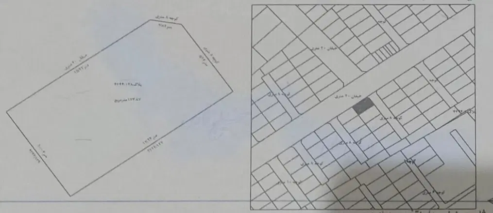 زمین تجاری مسکونی تفکیکی صادقیان شهریار