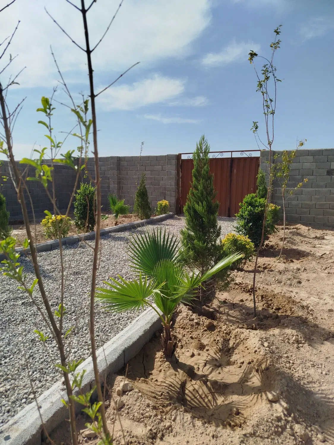 ۲۲۴ متر چهار دیواری_سنددار_چسب برق و امکانات