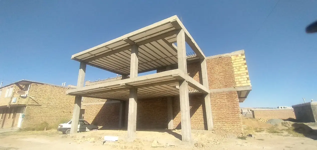 خانه نیمه آماده اسکلت بتنی ضد زلزله