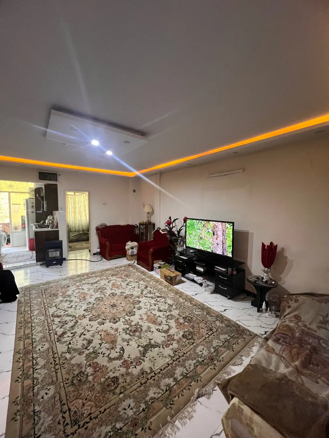 75متر 2خوابه سالن مربع فول بازسازی لوکس