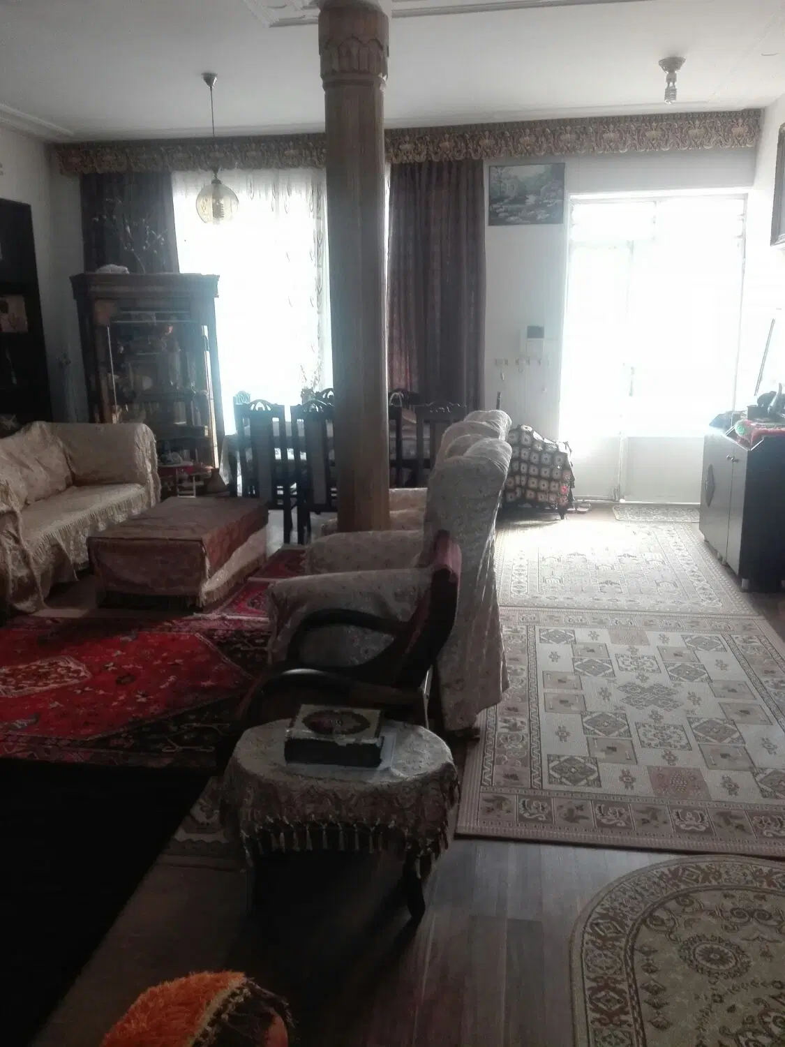 خانه ویلایی درب از حیاط سقف تراس بازسازی شده