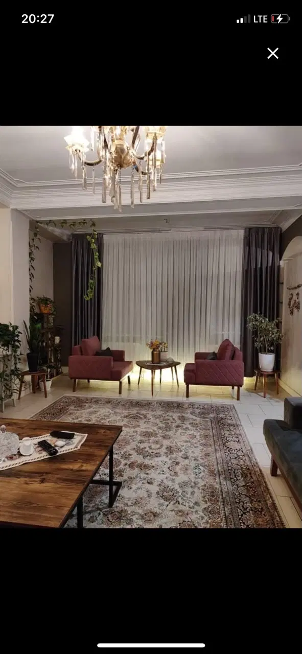 ۷۲متر ۲خواب سندتکبرگ رو به افتاب اشتراکی شمالی