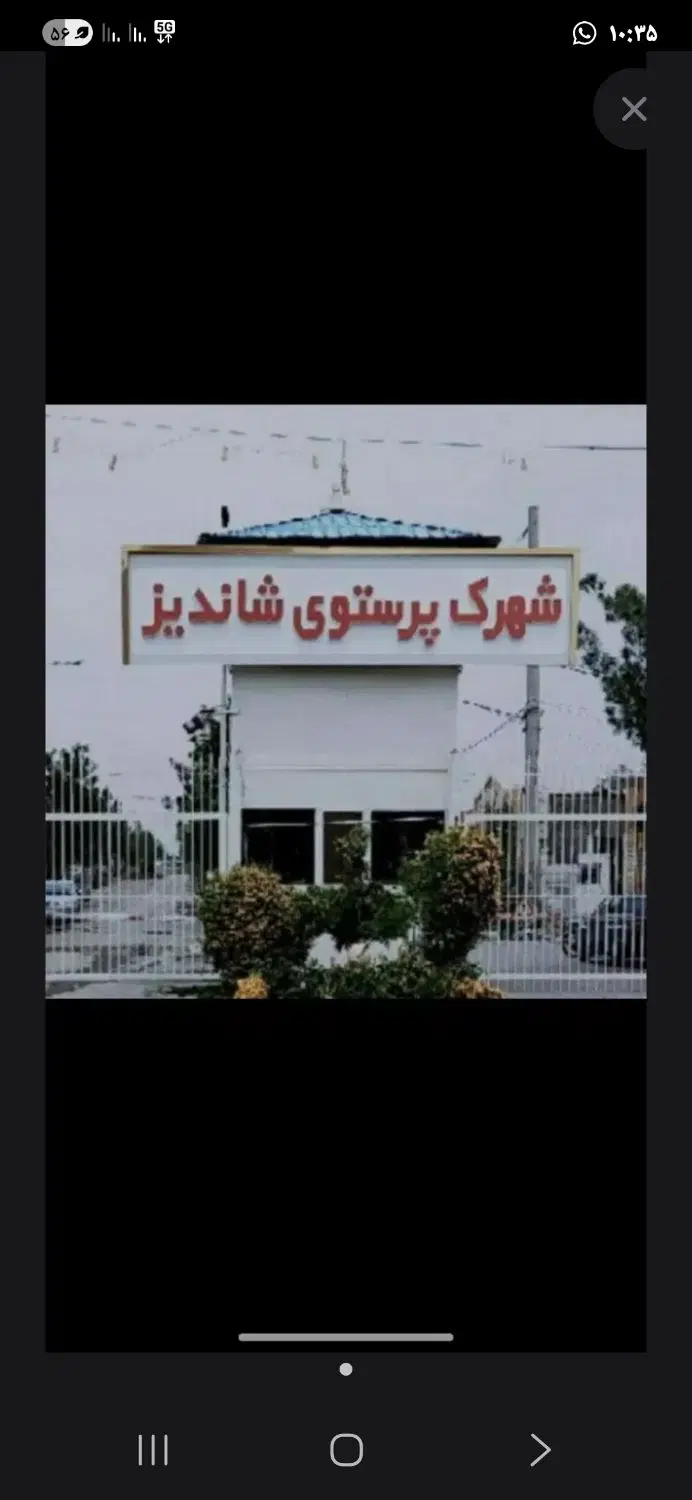۳۷۵ متر زمین دور دیوار شهرک پرستو شاندیز