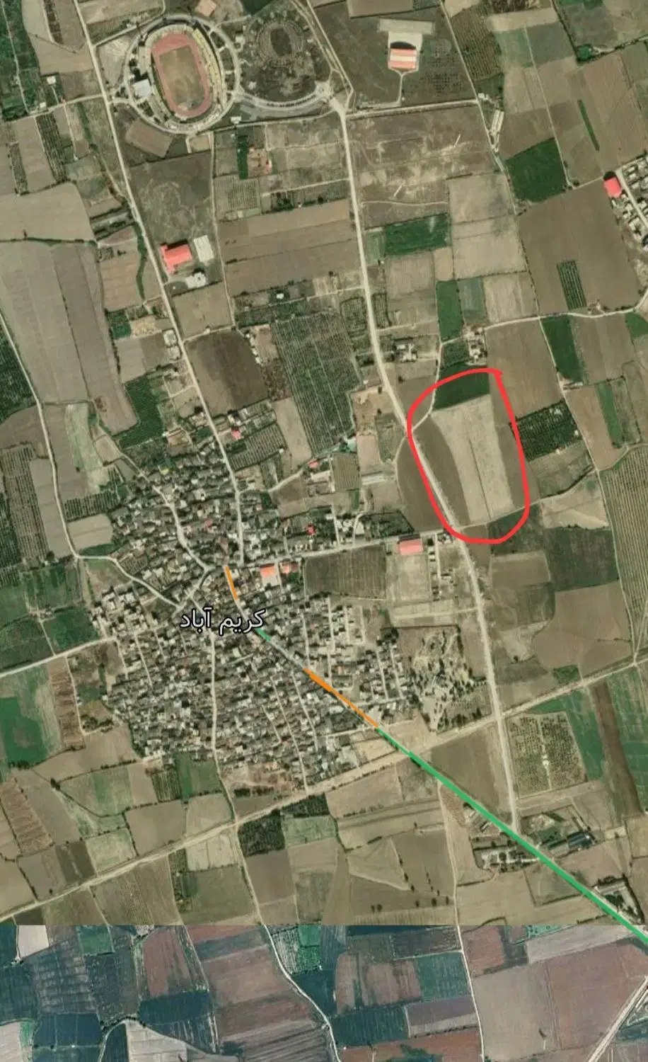 باغ. زمین باغی. گرگان