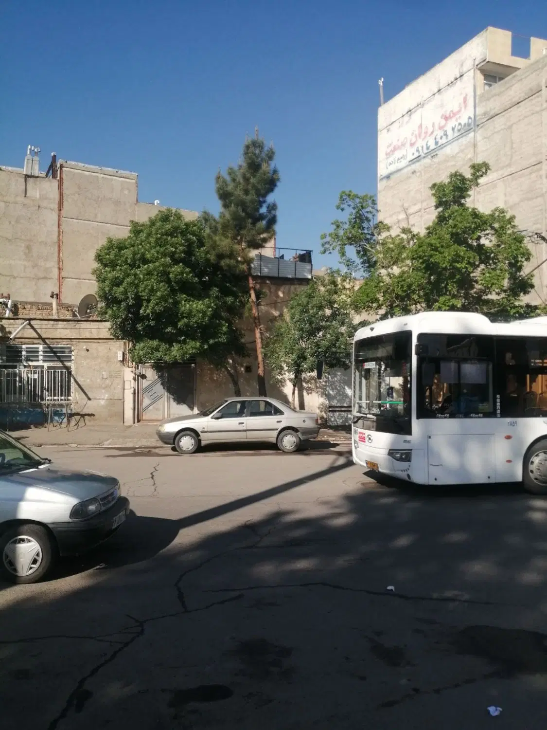 حیاط در حجتی خیابان دانش