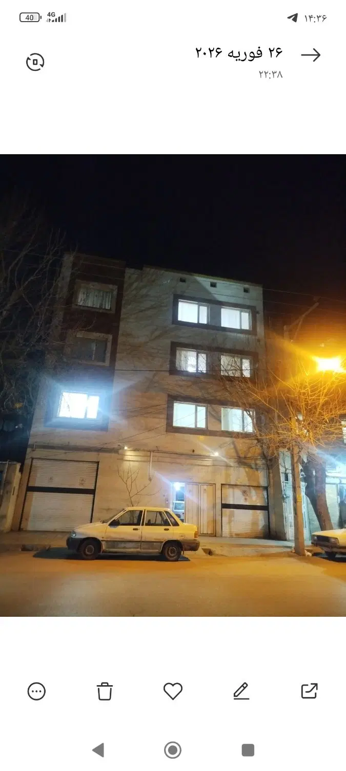آپارتمان تک واحدی 152متری از کل 3واحد
