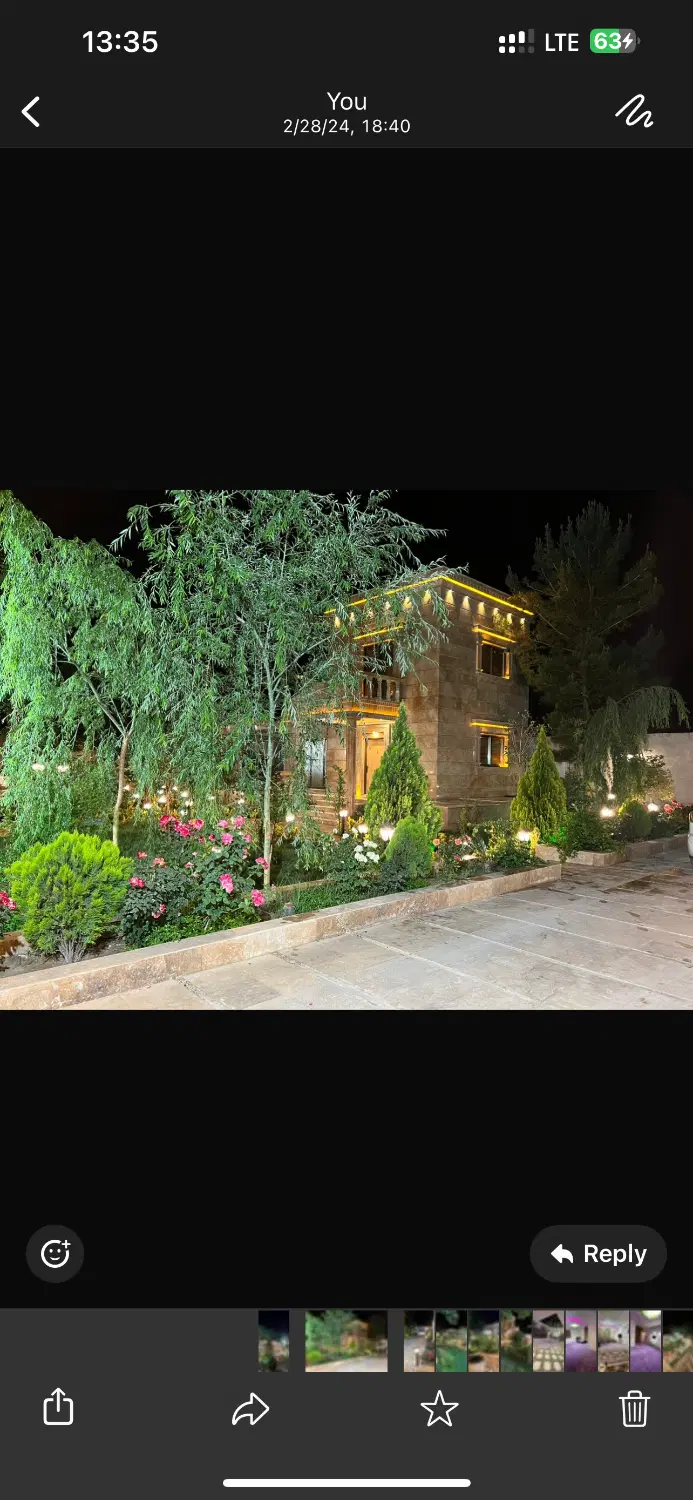 اجاره باغ سالیانه ۸۰۰ متری اصفهانک